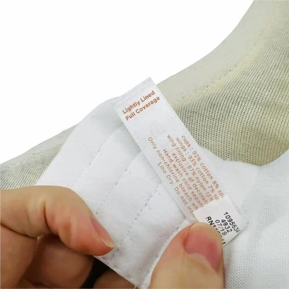 Lane Bryant Cacique White Lightly Lined Full Coverage Bra Size 42DD - Picture 7 of 9